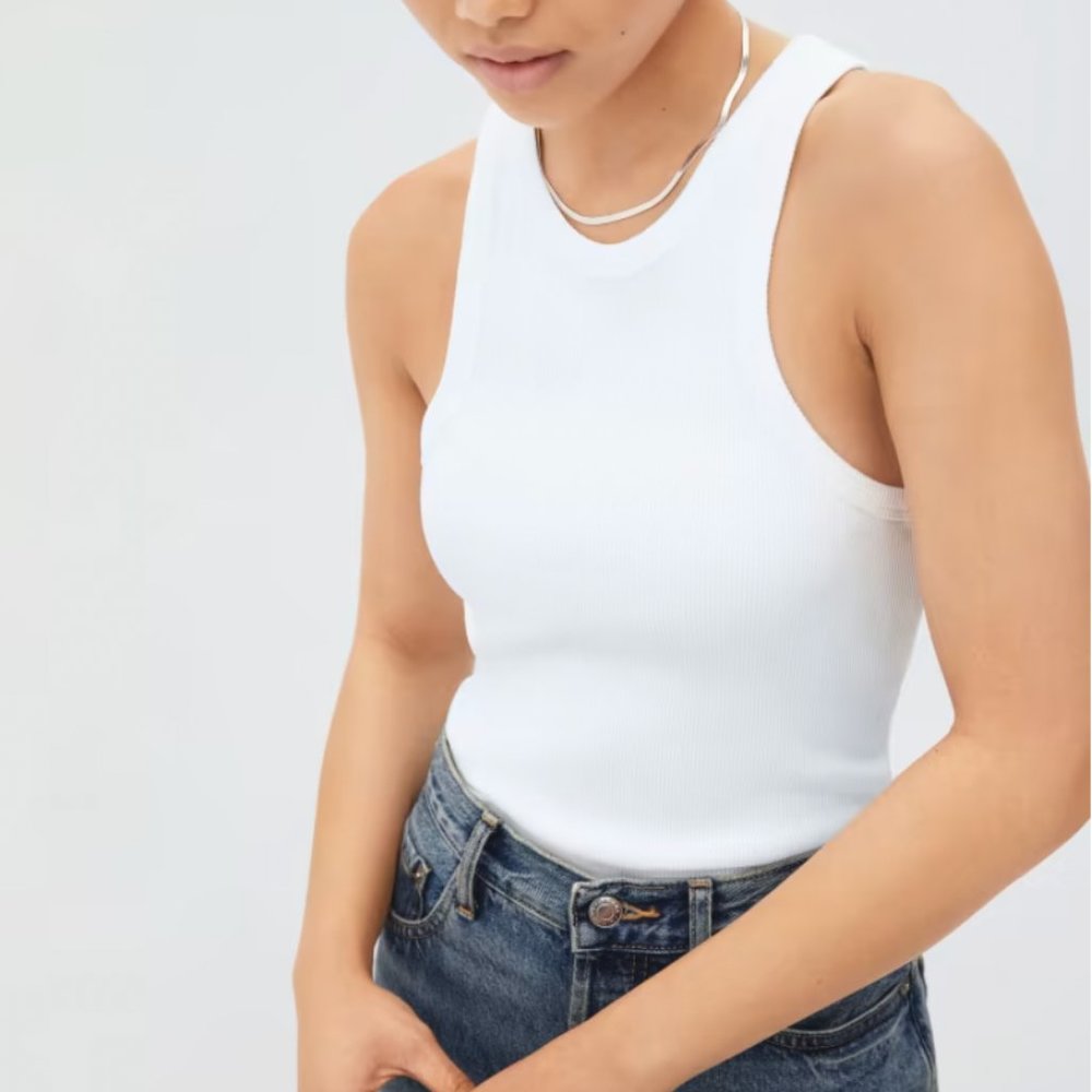 Everlane Ribbed Tank Sz Xs